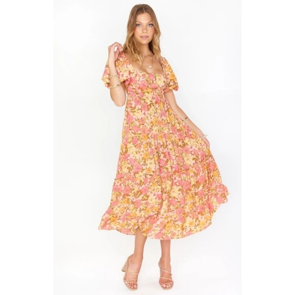 Show Me Your MuMu Dresses & Skirts - Show Me Your Mumu Floral Linds Midi Dress In Pretty Poppy